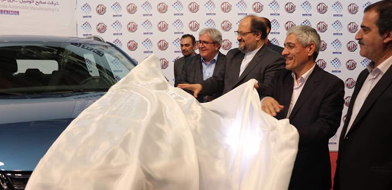 افتتاح خط تولید ام جی RX5 در خودروسازی فردا