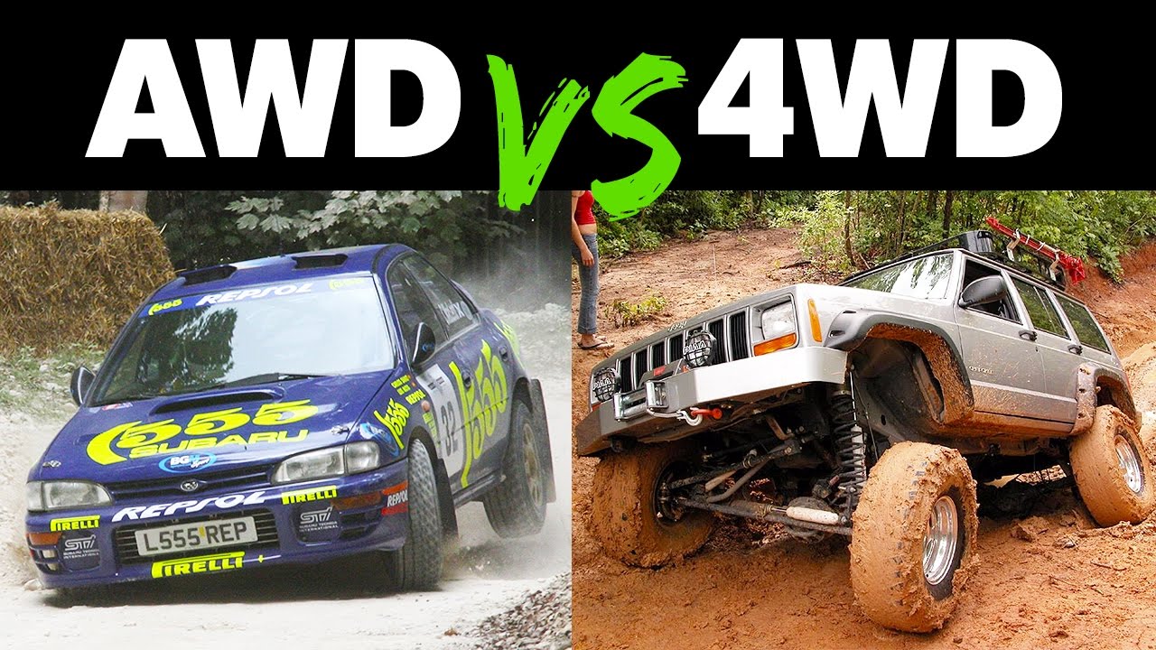 تفاوت سیستم چهار چرخ محرک (4WD) و تمام چرخ متحرک(AWD)