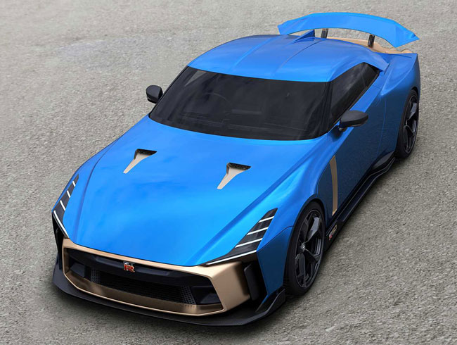 1-نیسان GT-R50 نیسمو 2019 معرفی شد،گودزیلای خاص با ظاهری خشن