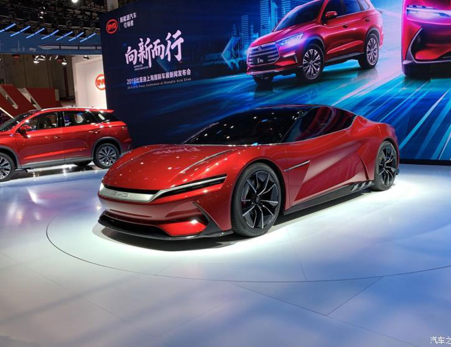 1-معرفی سوپر اسپرت بی وای دی e-SPEED GT در شانگهای 2019