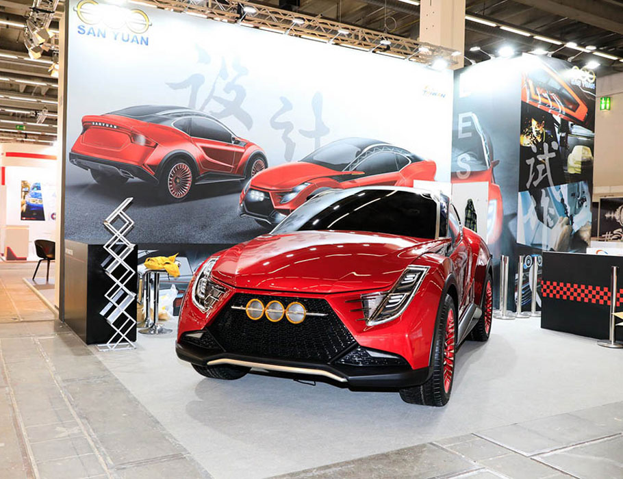 1-کانسپت سان یوان،خودروی عجیب در نمایشگاه فرانکفورت 2019