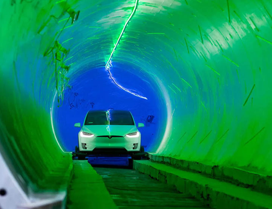 1-تونل های زیر زمینی تسلا برای خودروهای الکتریکی
