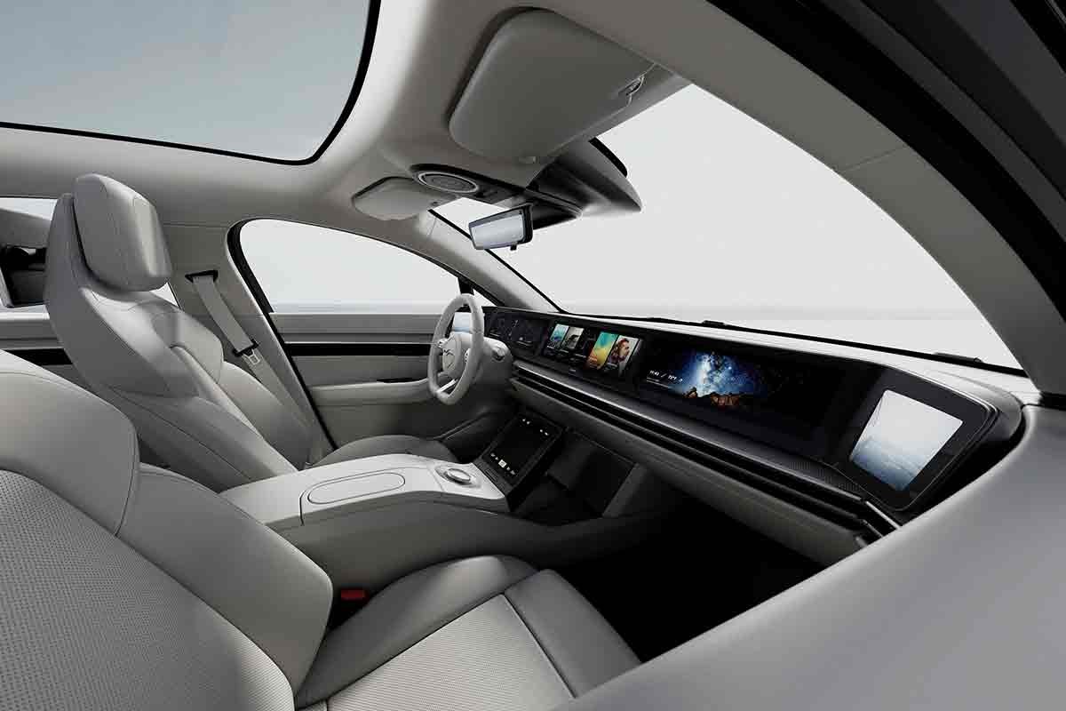 6-رونمایی  خودروی الکتریکی ویژن S کانسپت توسط سونی !!