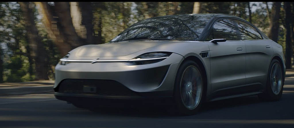 14-رونمایی  خودروی الکتریکی ویژن S کانسپت توسط سونی !!