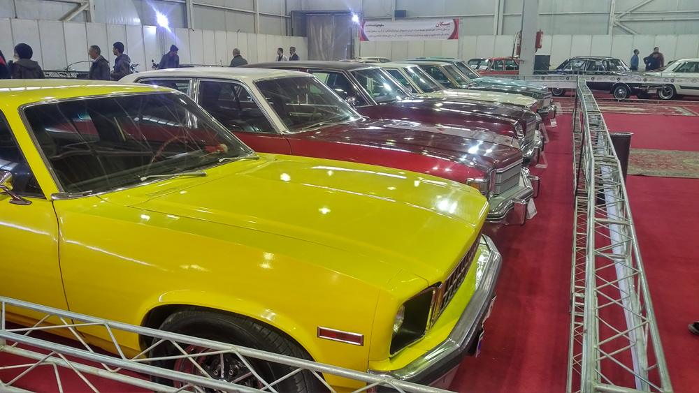 44677 گزارش تصویری از نمایشگاه خودروهای کلاسیک و افرود اصفهان:تلفیقی از نوستالوژیک و هیجان