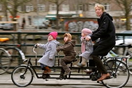 سرعت دوچرخه در سفرهای کوتاه بیش از وسایل نقلیه دیگر است