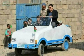 نخستین خودروی ملی افغانستان +تصاویر