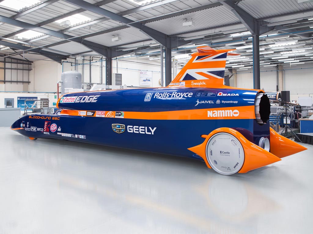 خودروی  Bloodhound SSC