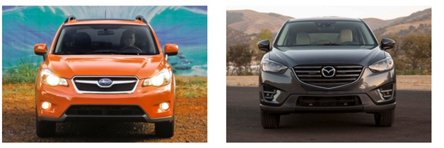 1-مقایسه خودرو : سوبارو کراس ترک 2016 در برابر مزدا CX-5 2016 : کدام بهتر است؟