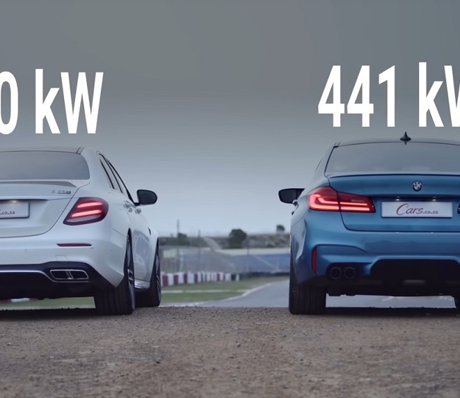 1-دریفت جذاب بی ام و M5  در برابر  مرسدس بنز E63S