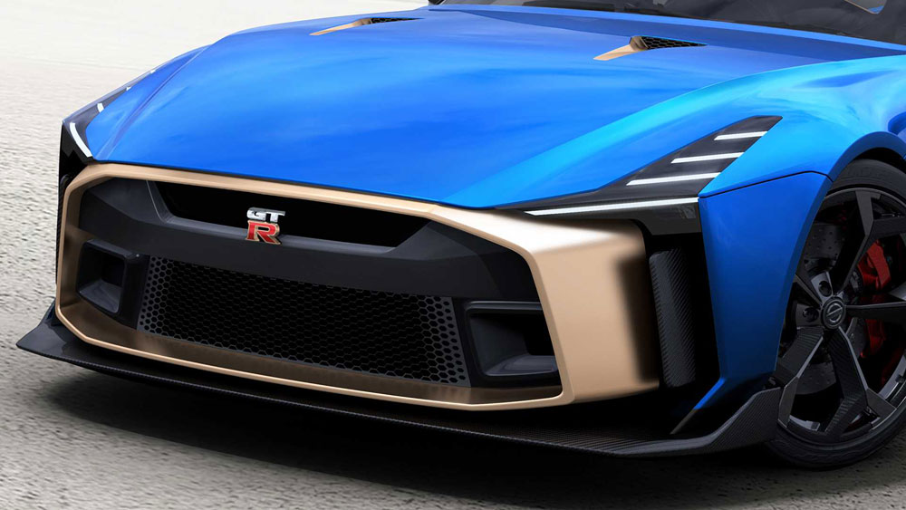 5-نیسان GT-R50 نیسمو 2019 معرفی شد،گودزیلای خاص با ظاهری خشن