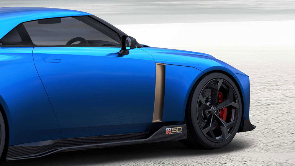 7-نیسان GT-R50 نیسمو 2019 معرفی شد،گودزیلای خاص با ظاهری خشن