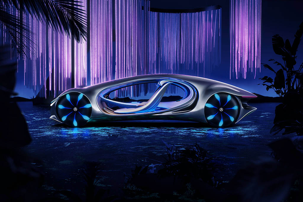 6-نمایشگاه CES 2020  ،رونمایی مرسدس بنز ار مفهومی ویژن AVTR