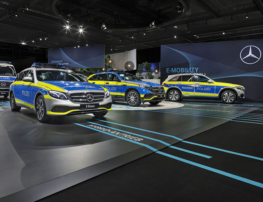 1-خودروهای پلیس جدید مرسدس بنز معرفی شد