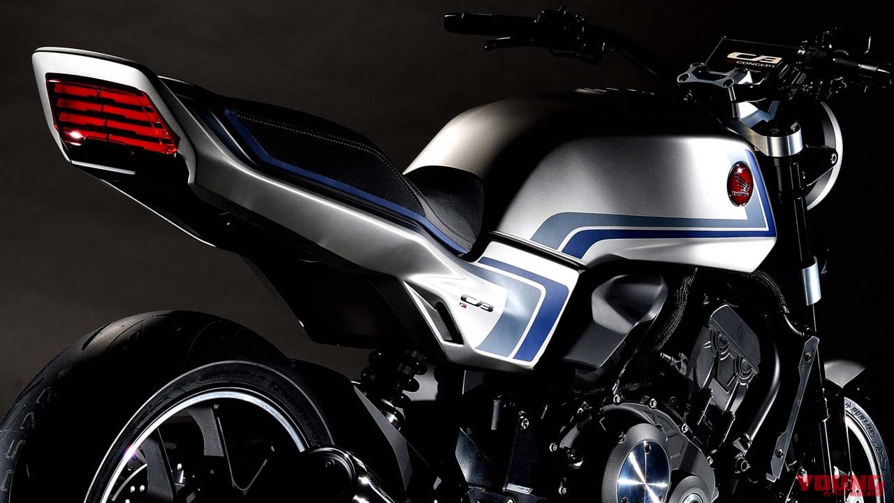 5-رونمایی هوندا CB-F کانسپت،موتور سیکلتی مدرن با ظاهر سنتی