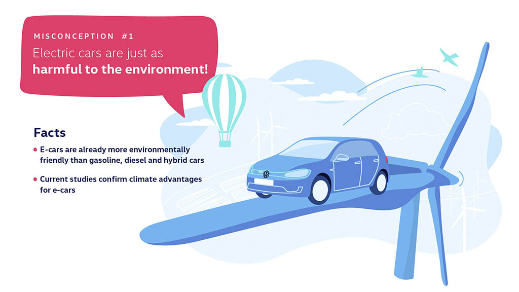 تصور غلط 1: خودروهای الکتریکی برای محیط‌زیست مضر هستند!