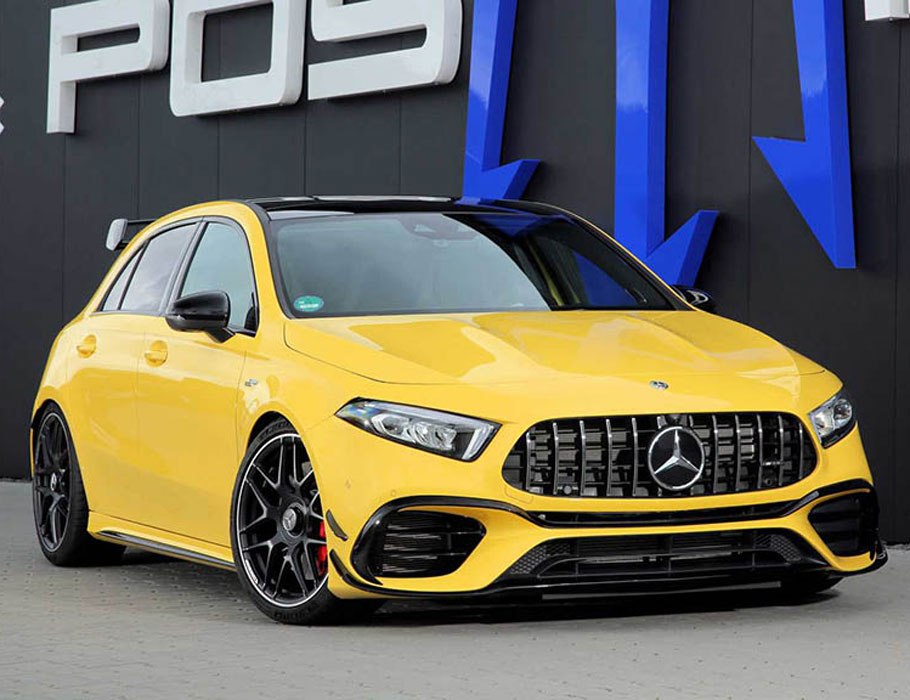 1-مرسدس بنز AMG A45 S  پوسایدن،هاچ بک داغ فوق العاده سریع