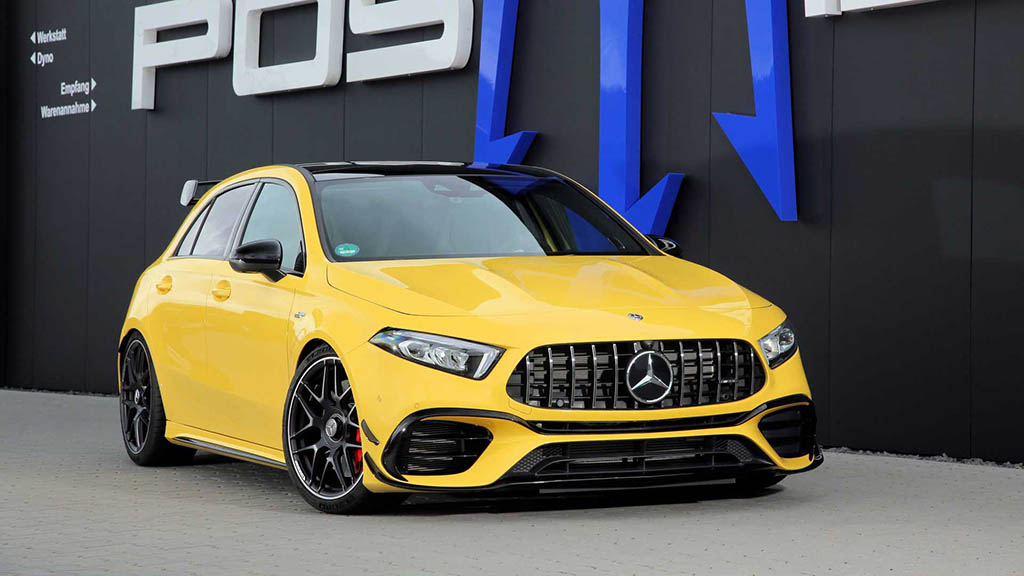 2-مرسدس بنز AMG A45 S  پوسایدن،هاچ بک داغ فوق العاده سریع