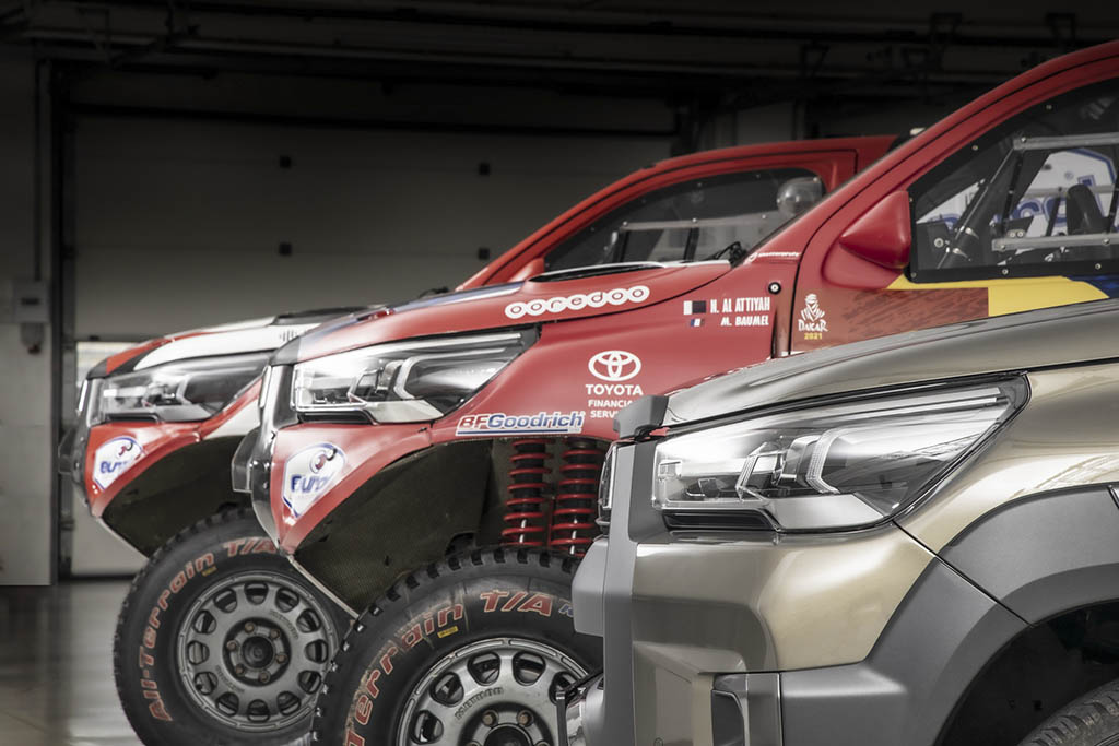 9-تویوتا هایلوکس 8 سیلندر آماده حضور در مسابقات رالی داکار 2021