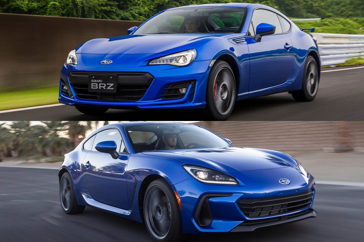 1-مقایسه نسل جدید سوبارو BRZ با نسل قدیم