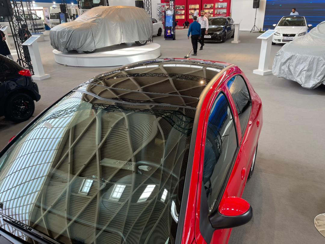 7-گزارش تصویر از پژو 206 پاناروما در نمایشگاه خودروی تهران
