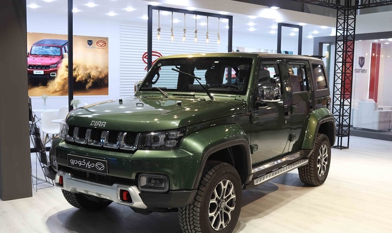 6-دیار BJ40 در نمایشگاه خودروی اصفهان 1401 رونمایی شد