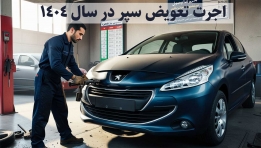 اجرت تعویض سپر در سال 1404 | هزینه تعویض سپر شکسته