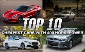 10 خودروی ارزان برتر با 400 اسب بخار نیرو