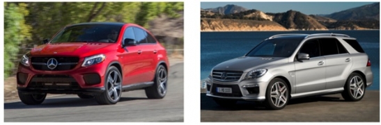 مقایسه خودرو : مرسدس بنز GLE 2016 در برابر مرسدس بنز کلاس M 2015 : چه تفاوتی دارند؟