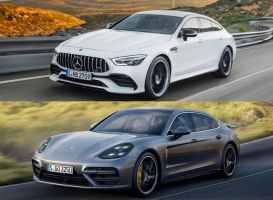 مقایسه ای گذار مابین پورشه پانامرا و مرسدس AMG GT چهار درب