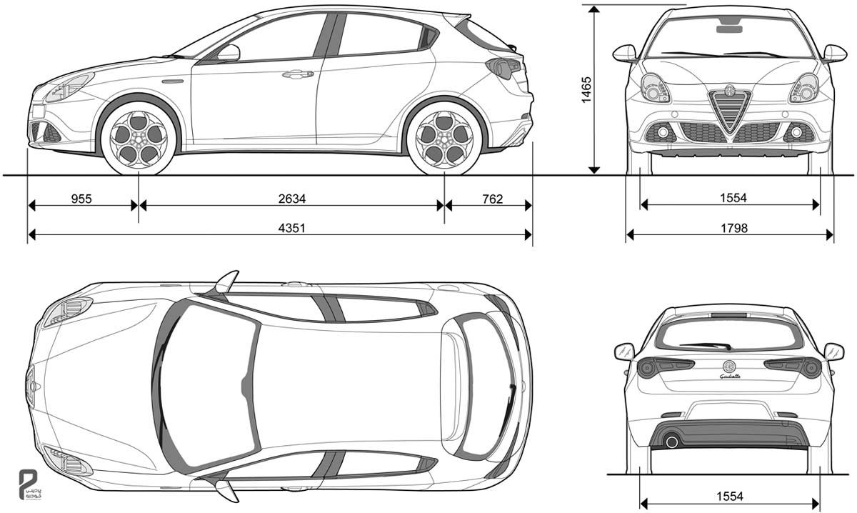 30- عکس خارجی آلفا رمئو جولیتا هاچبک Alfa Romeo Giulietta Hatchback 2010