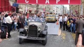 گردهمایی خودروهای قدیمی در مسکو+عکس
